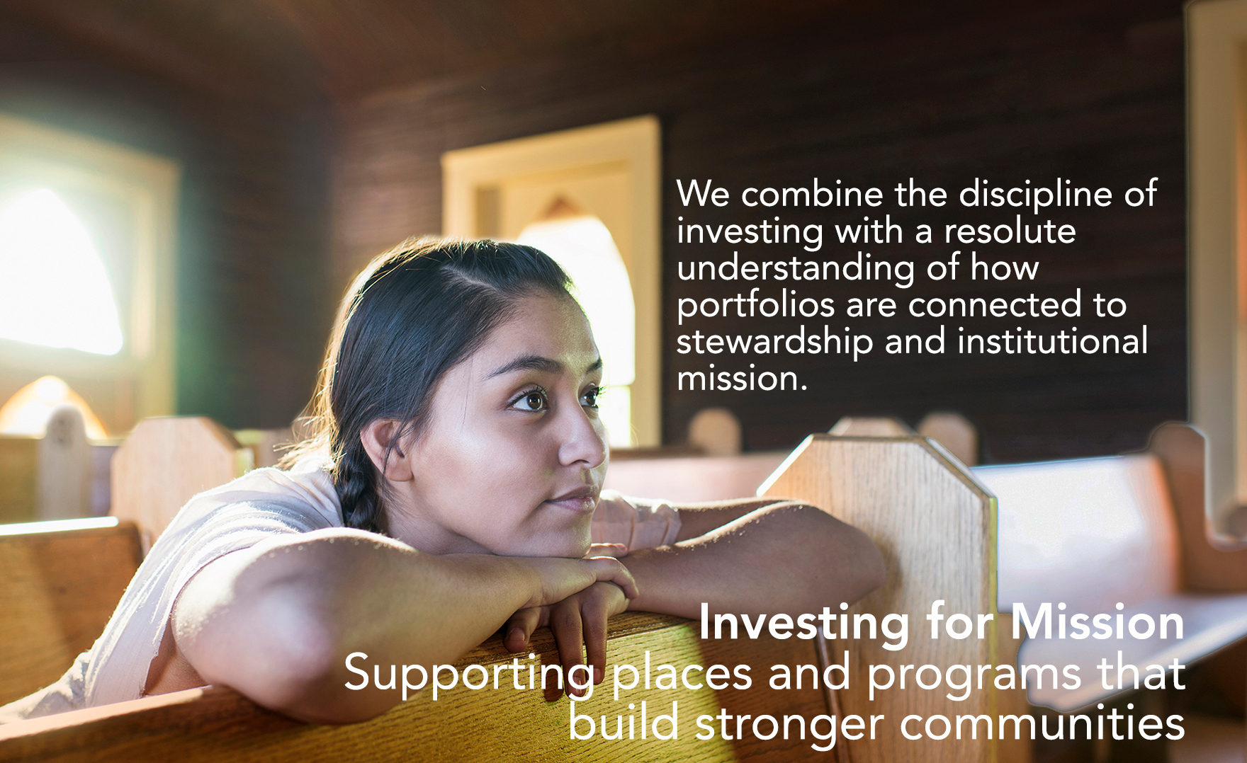 Investing for Mission | Supporting programs and places that build stronger communities